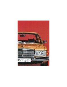 1973 MERCEDES BENZ S KLASSE BROCHURE NEDERLANDS