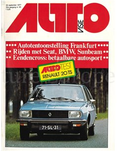 1977 AUTOVISIE MAGAZIN 20 NIEDERLÄNDISCH