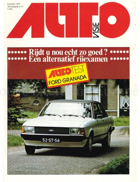 1977 AUTOVISIE MAGAZIN 21 NIEDERLÄNDISCH