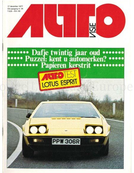 1977 AUTOVISIE MAGAZINE 26 DUTCH