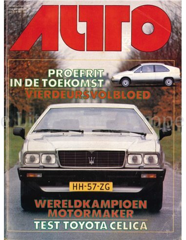 1981 AUTOVISIE MAGAZIN 26 NIEDERLÄNDISCH