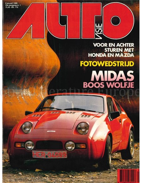 1988 AUTOVISIE MAGAZIN 01 NIEDERLÄNDISCH