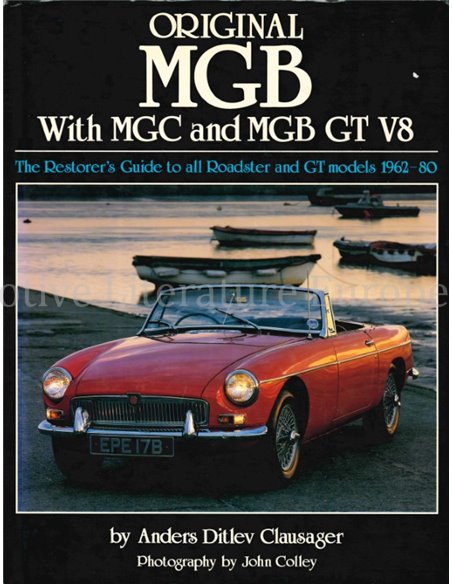 ORIGINAL MGB WITH MGC AND MGB GT V8 BOEK