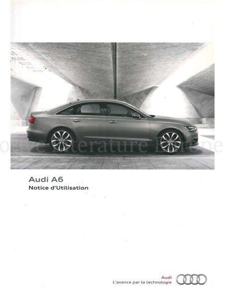 2010 AUDI A6 BETRIEBSANLEITUNG FRANZÖSISCH