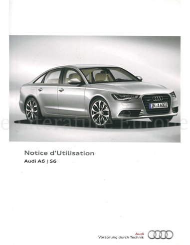 2014 AUDI A6 S6 OWNERS MANUAL FRENCH