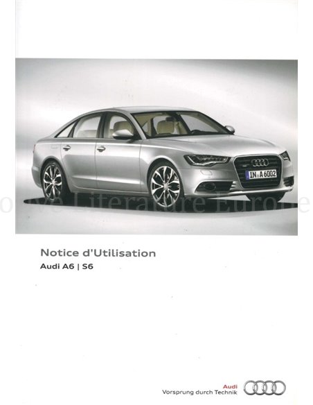 2014 AUDI A6 S6 BETRIEBSANLEITUNG FRANZÖSISCH