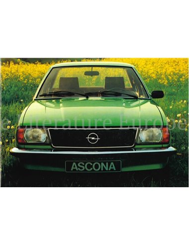 1978 OPEL ASCONA B PROSPEKT NIEDERLÄNDISCH