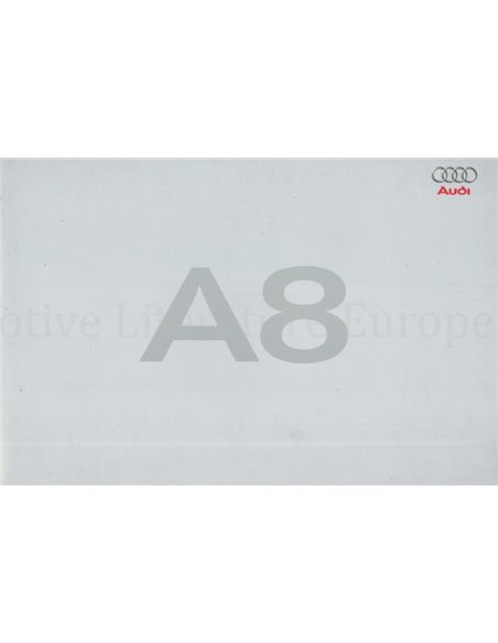 2005 AUDI A8 BROCHURE FRANS