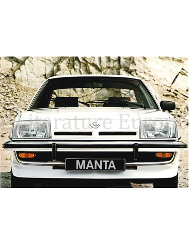 1978 OPEL MANTA PROSPEKT NIEDERLÄNDISCH