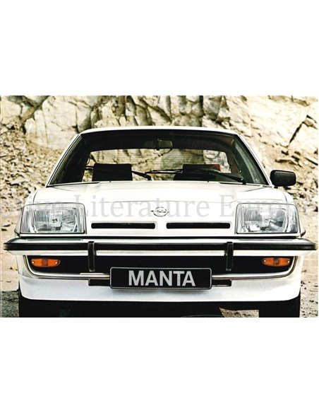 1978 OPEL MANTA PROSPEKT NIEDERLÄNDISCH