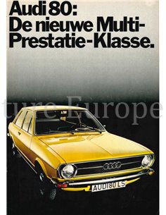 1972 AUDI 80 BROCHURE DUTCH