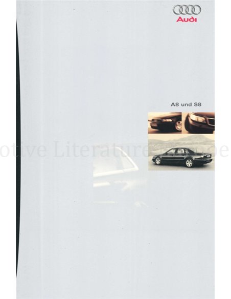 1997 AUDI A8 S8 BROCHURE DUITS