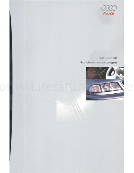 1997 AUDI A8 S8 PROSPEKT DEUTSCH