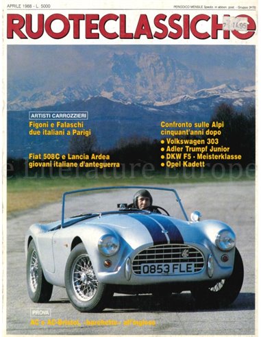 1988 RUOTECLASSICHE ZEITSCHRIFT 06 ITALIENISCH