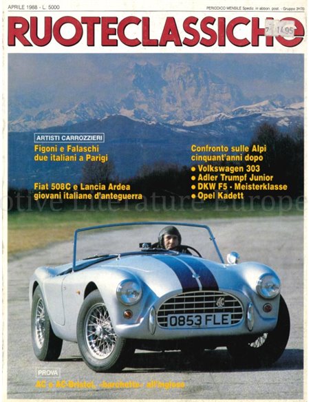 1988 RUOTECLASSICHE MAGAZINE 06 ITALIAN