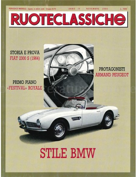1990 RUOTECLASSICHE MAGAZINE 34 ITALIAN