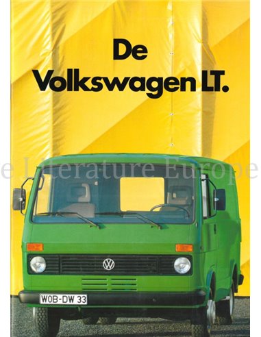 1984 VOLKSWAGEN LT PROSPEKT NIEDERLÄNDISCH