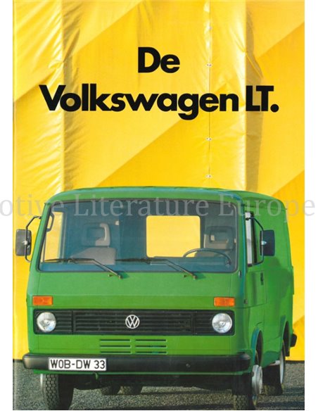1984 VOLKSWAGEN LT BROCHURE NEDERLANDS