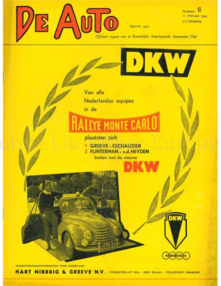 1954 DE AUTO MAGAZINE 06 DUTCH