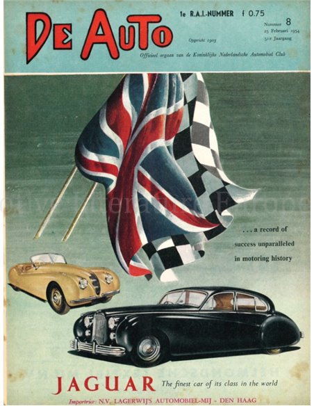 1954 DE AUTO MAGAZIN 08 NIEDERLÄNDISCH