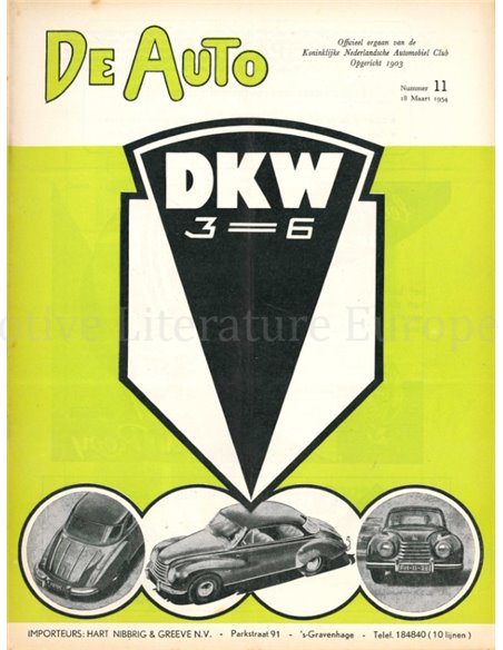 1954 DE AUTO MAGAZINE 11 DUTCH