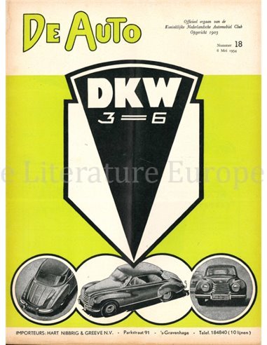 1954 DE AUTO MAGAZINE 18 DUTCH