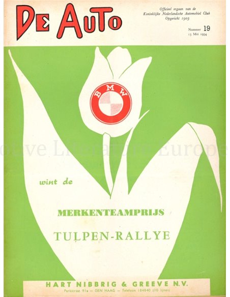 1954 DE AUTO MAGAZINE 19 NEDERLANDS