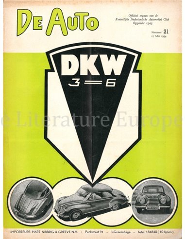 1954 DE AUTO MAGAZINE 21 DUTCH