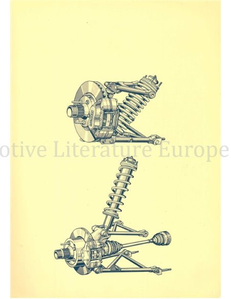 1984 FERRARI 288 GTO PRESSKIT GERMAN 305/84 