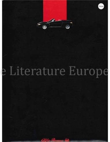 1992 ALFA ROMEO RZ PRESSEMAPPE ITALIENISCH