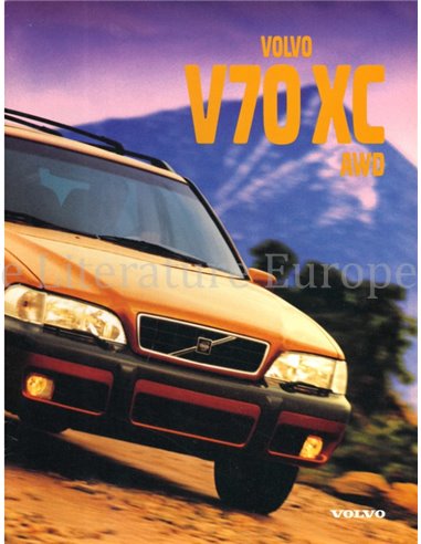 1998 VOLVO V70 XC AWD BROCHURE DUITS