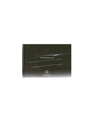 2004 MERCEDES BENZ SL HARDCOVER BROCHURE DUITS