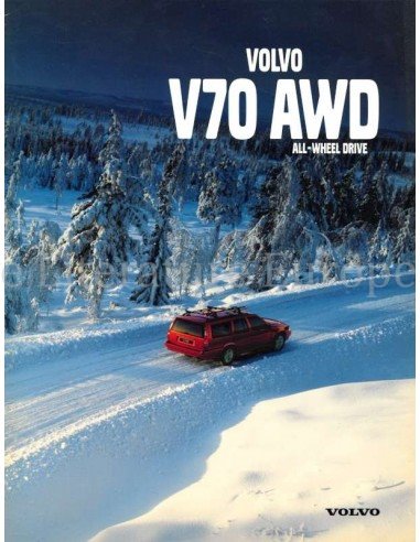 1998 VOLVO V70 AWD BROCHURE DUITS