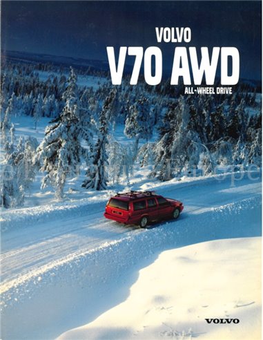 1997 VOLVO V70 AWD BROCHURE GERMAN