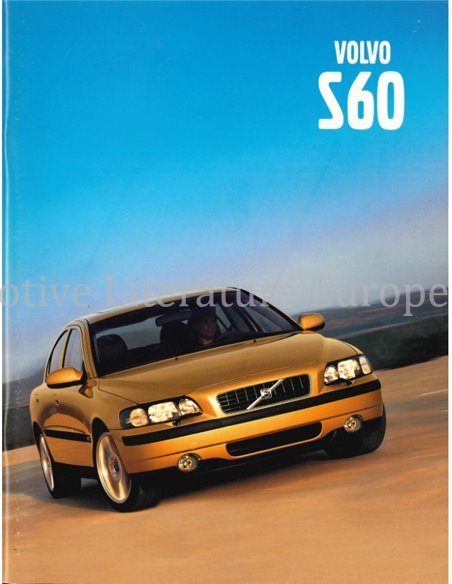 2001 VOLVO S60 PROSPEKT NIEDERLÄNDISCH