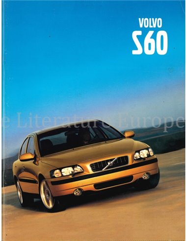 2000 VOLVO S60 BROCHURE ENGLISH