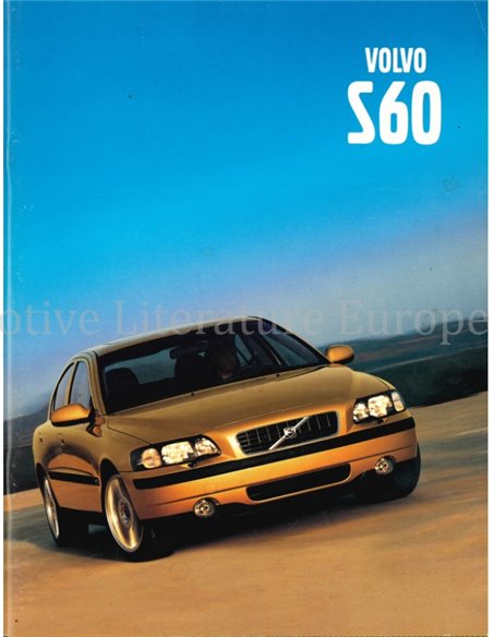 2000 VOLVO S60 BROCHURE ENGELS