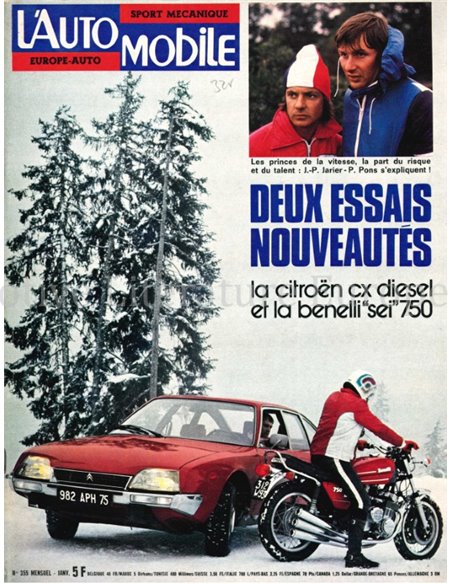 1976 L'AUTOMOBILE MAGAZINE 355 FRENCH