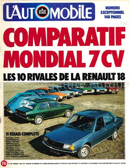 1978 L'AUTOMOBILE MAGAZINE 383 FRANS