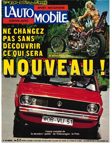 1975 L'AUTOMOBILE MAGAZINE 348 FRANS