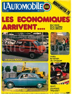 1974 L'AUTOMOBILE MAGAZIN 342 FRANZÖSISCH