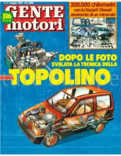 1984 GENTE MOTORI MAGAZINE 147 ITALIAN