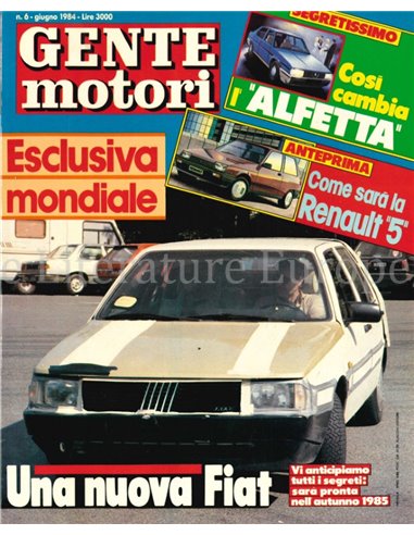 1984 GENTE MOTORI MAGAZINE 148 ITALIAANS