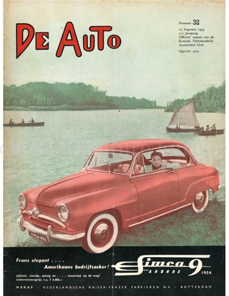 1954 DE AUTO MAGAZINE 32 DUTCH