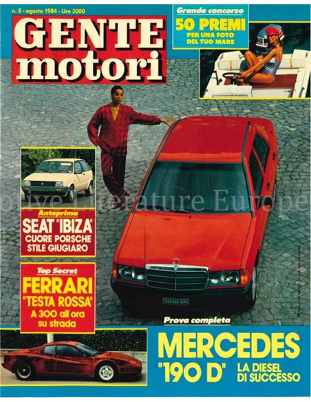 1984 GENTE MOTORI MAGAZINE 150 ITALIAANS