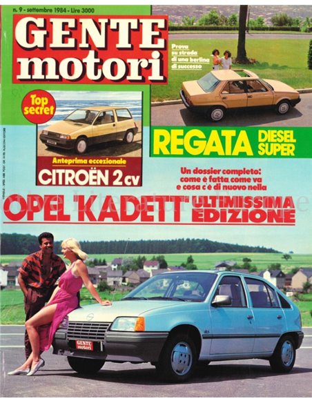1984 GENTE MOTORI MAGAZINE 151 ITALIENISCH
