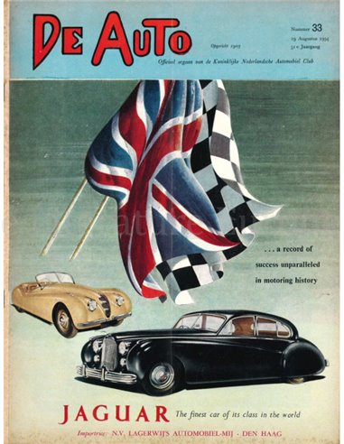 1954 DE AUTO MAGAZIN 33 NIEDERLÄNDISCH