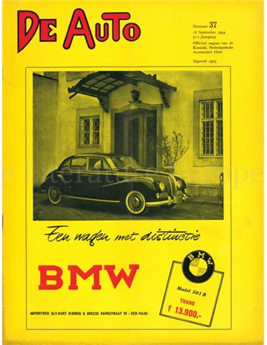 1954 DE AUTO MAGAZINE 37 DUTCH