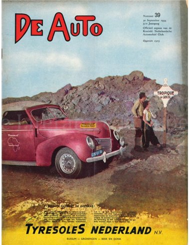 1954 DE AUTO MAGAZINE 39 DUTCH