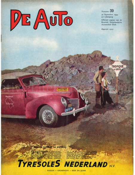 1954 DE AUTO MAGAZINE 39 NEDERLANDS